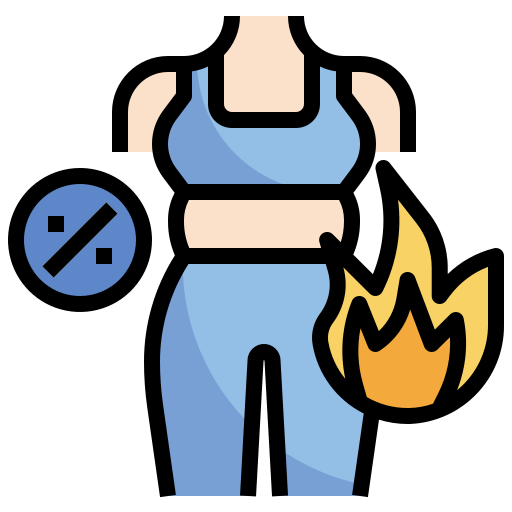 Body fat percentage calculator icon